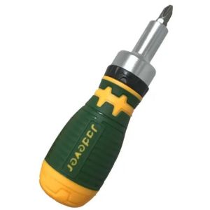 KIT DESTORNILLADOR CRICKET 8 EN 1 MANGO + 7 PUNTAS 1/4 JADEVER - Vista 1