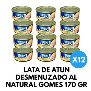 LATA DE ATUN DESMENUZADO AL NATURAL GOMES 170 GR X 12 UNIDADES - Vista 2