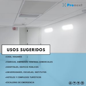 LUZ DE EMERGENCIA LED DE 30 LEDS SMD Y AUTONOMÍA REAL DE 6HS Y 3HS PRONEXT - Vista 5