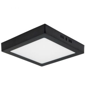 PANEL LED  APLICAR CUADRADO 12W NEGRO MACROLED - Vista 3