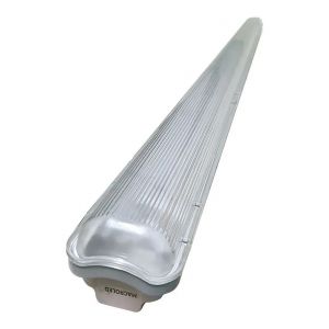 LUMINARIA ESTANCO P/ 1 TUBO LED DE 9W 60 CM MACROLED