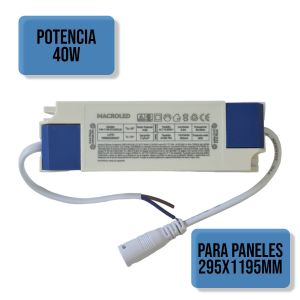 DRIVER PARA PANEL 40W 30X120 MACROLED - Vista 3