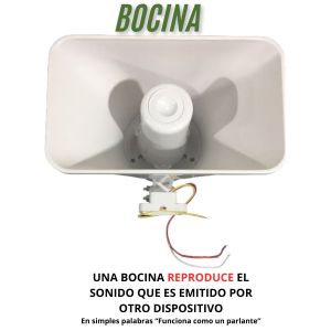 BOCINA PLASTICA DE EXTERIOR 30W PRONEXT - Vista 2