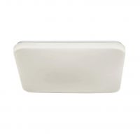 PLAFON LED ACERO BLANCO 45W DISEñO CUADRADO MODERNO