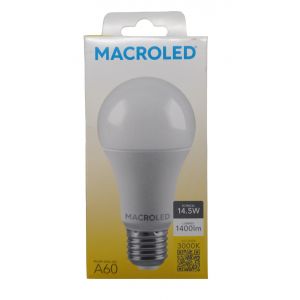 LAMPARA BULBO LED 14.5W E27 MACROLED - Vista 2