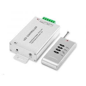 CONTROLADOR RGB RADIOFRECUENCIA 144W 10 METROS C/CONTROL REMOTO MACROLED