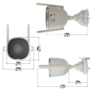 CÁMARA WI-FI TIPO BULLET PARA EXTERIORES HD DE 2 MP UNIVIEW - Vista 5