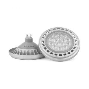 LAMPARA AR111 LED 15W 30º GU10 DIMERIZABLE ALUMINIO MACROLED - Vista 3