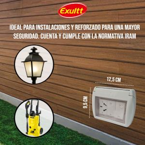 CAPSULADA EXTERIOR MEMBRANA 1 PUNTO Y TOMA ESPECIAL EXULTT - Vista 4