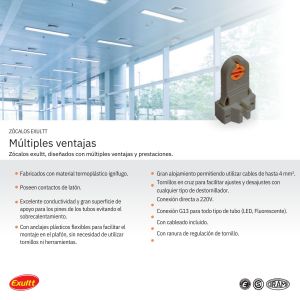 ZOCALO C/ROTOR SIMPLE NYLON EXULTT - Vista 5