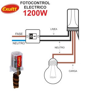 FOTOCONTROL ELECTRICO 1200W EXULTT - Vista 2