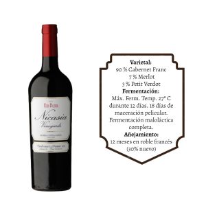 VINO NICASIA RED BLEND CABERNET FRANC 750 CC - Vista 1