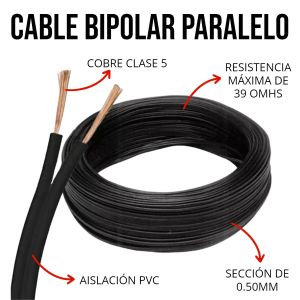 CABLE BIPOLAR 0.50 MM X METRO EPUYEN - Vista 7