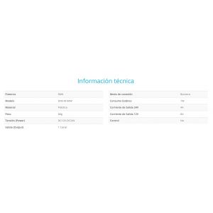 DIMMER P/ CINTA LED 12V / 24V 96W S/ CONTROL REMOTO MACROLED - Vista 2