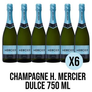 CHAMPAGNE H. MERCIER DULCE 750 ML X 6 UNIDADES - Vista 1
