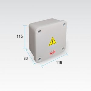 CAJA DE PASO ESTANCA IP65 EXTERIOR 115 X 115 X 80 MM - Vista 4