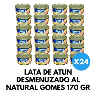 LATA DE ATUN DESMENUZADO AL NATURAL GOMES 170 GR X 24 UNIDADES - Vista 2