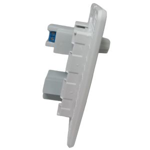 LLAVE LUZ DIMMER VARIADOR LUZ LED Y TOMA 10A JELUZ MITO BL/BL - Vista 1