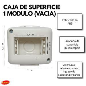 CAJA DE SUPERFICIE 1 MODULO (VACIA) URBANA EXULTT - Vista 4