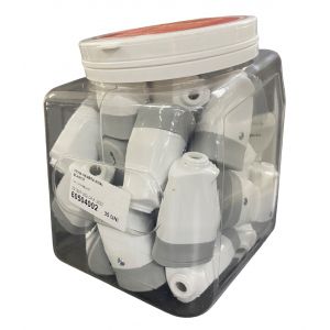 PACK X35 FICHA HEMBRA AXIAL BLANCO EN CARAMELERA - Vista 1