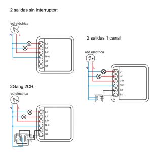 INTERRUPTOR 2 SALIDAS SMART WIFI 16A TOTAL PRONEXT - Vista 4