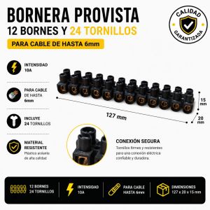 BORNERA DE UNION 6MM TBCIN - Vista 6