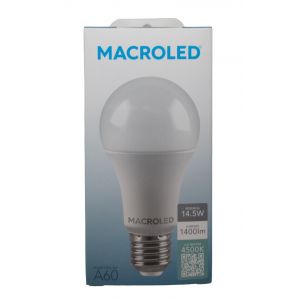 LAMPARA BULBO LED 14.5W E27 MACROLED - Vista 4