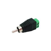 CONECTOR DE RCA MACHO A BORNERA