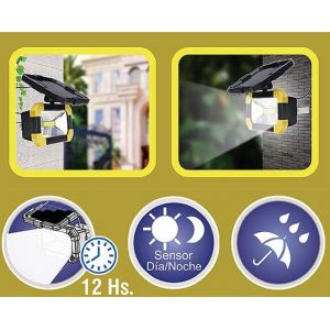 LUZ  SOLAR GARDEN INALáMBRICA  25WLED - RECARGABLE ATOMLUX - Vista 3