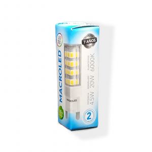 LAMPARA BIPIN 4.5W G9 220V MACROLED - Vista 4