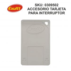 ACCESORIO TARJETA PARA INTERRUPTOR LINEA URBANA / DUNA / DUNA MAS / PLEIN EXULTT - Vista 2