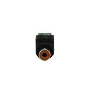 CONECTOR DE RCA HEMBRA A BORNERA - Vista 3
