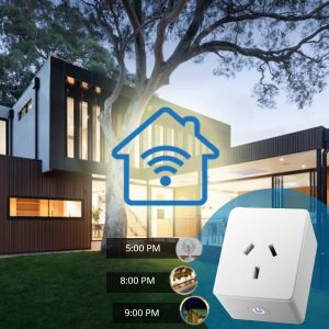 ENCHUFE TOMA INTELIGENTE SMART 10A ALEXA GOOGLE MACROLED BLANCO - Vista 5