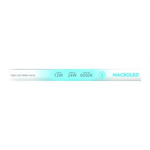 TUBO LED 12W T8 90 CM VIDRIO MACROLED - Vista 6