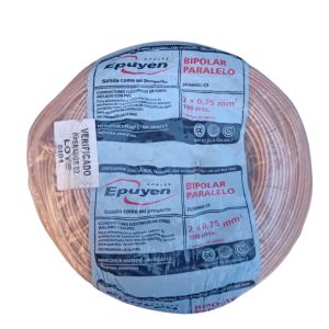 CABLE BIPOLAR PARALELO CRISTAL 0.75MM X 100 MTS EPUYEN - Vista 2