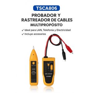 BUSCADOR Y TESTER DE CABLES Y RED UTP TS CA 806 VIRU VIRU - Vista 2