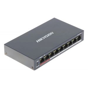 SWITCH POE 8 PUERTOS HIKVISION DS-3E0109P-E/MB 10/100MBPS - Vista 2