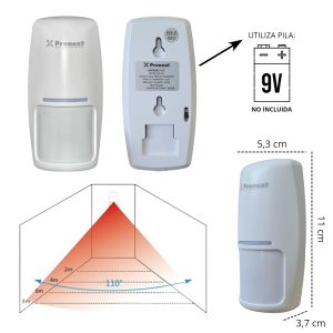 ALARMA DOMICILIARIA INALAMBRICA SMART WIFI + GSM WALA 3000 PRONEXT - Vista 8