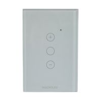 LLAVE LUZ PARED INTERRUPTOR DIMERIZABLE WIFI TOUCH SMART 1 CANAL 3A MACROLED ROMA