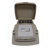 LLAVE 1 PUNTO CAPSULADO P/ EMBUTIR BEIGE EXULTT 