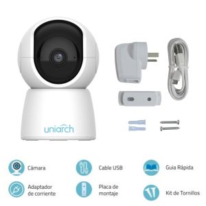 CÁMARA WI-FI CON GIRO E INCLINACIÓN INTERIOR DE 4MP - Vista 4