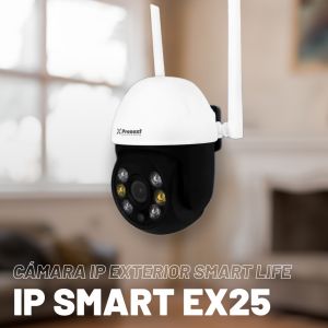 CAMARA DE SEGURIDAD IP SMART WIFI MOTORIZADA DOMO 2.0  FULL HD SMARTLIFE EX25 (INTERIOR) PRONEXT - Vista 5