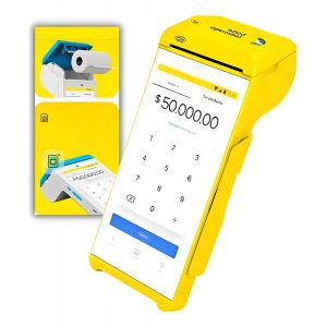 POINT SMART CHIP 4GB QR + IMPRESORA POSNET COLOR AMARILLO - Vista 2