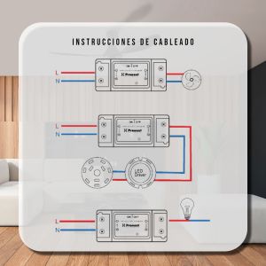 INTERRUPTOR 1 SALIDA SMART WIFI 10A PRONEXT - Vista 5