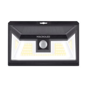 ARTEFACTO SOLAR DE PARED 5W CON SENSOR DE MOVIMIENTO 2 FUNCIONES IP65 MACROLED - Vista 4