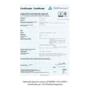 LLAVE TERMICA UNIPOLAR 1X2A 6KA CURVA C CHINT - Vista 3