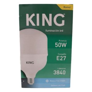 LAMPARA BULBON LED 48W E27 FRIO 6500K KING - Vista 2