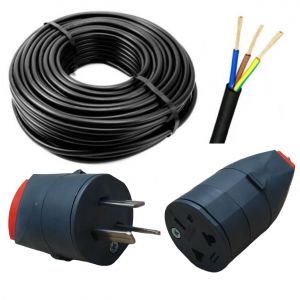 ALARGUE PROLONGADOR NEGRO 3X2.5 MM 15 MTS FICHAS RICHI