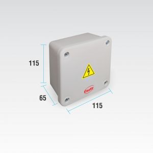 CAJA DE PASO ESTANCA IP65 EXTERIOR 115 X 115 X 65 MM - Vista 4