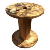 CARRETEL DE MADERA BOBINA 80X60 CM